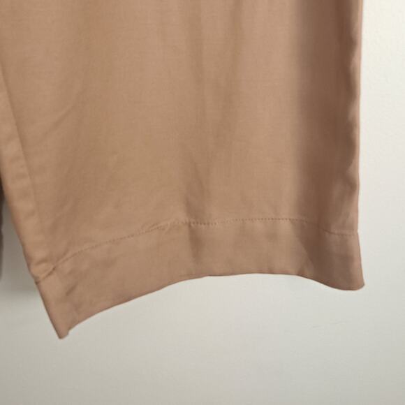 Loft Wide Leg Khaki Tan Cargo Casual Utility Pants Size 18P - Picture 8 of 11